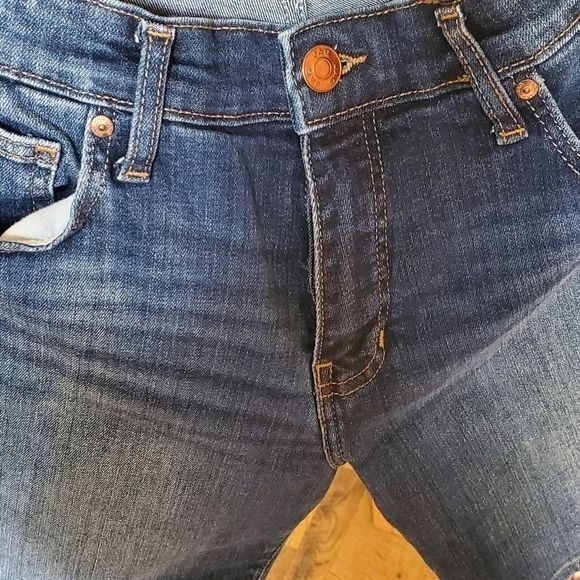 Jag Jeans Alex‎ Boyfriend Sz. 12 Blue Jean Shorts w Pockets - Picture 2 of 11